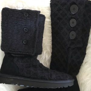 Ugg Lattice Cardi Knit Boot